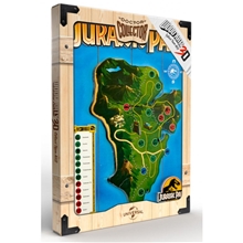 Jurrassic Park Park Map WoodArts 3D Print