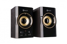 C-TECH SPK-11, 2.0 Wooden Speakers