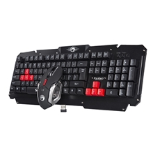 Marvo KW509 Keyboard and Optic Mouse, CZ/SK, gaming bundle - Black