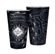 Harry Potter Large Glass - Marauders Map 400ml