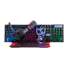 Marvo Gaming Set CM409 - Keyboard, Headset, Gaming Mouse, Mousepad - Black (EN) (PC)
