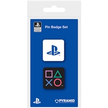 Playstation Enamel Pin Badge Set 2pcs	