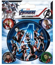 Samolepky Marvel Avengers Endgame: Quantum Realm Suits arch 5 kusů (10 x 12,5 cm)