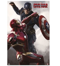 Plakát Marvel: Captain America vs.Iron Man (61 x 91,5 cm) 150 g