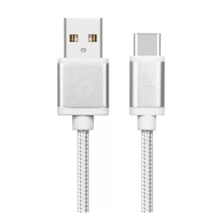 TB Touch USB-C Charging Cable 2m - silver (PS5/XSX/SWITCH)
