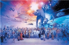 Plakát Star Wars Hvězdné války: Postavy (61 x 91,5 cm) 150g