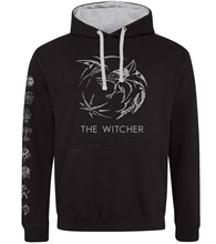 Pánská mikina The Witcher Zaklínač: Symbol (S) černá bavlna