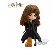 Banpresto Q Posket: Harry Potter - Hermione Granger With Crookshanks Figure (14cm) (16651)