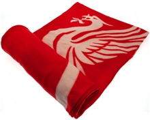 Fleece deka Liverpool FC: L.F.C znak (125 x 150 cm)