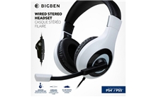 Bigben Stereo Gaming Headset Wired V1 - White (PS4/PS5)