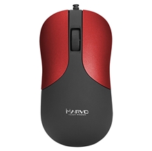 Mouse Marvo DMS002RD, 1200DPI, Optical, Wired USB - red-black