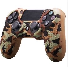 Silicone Protective Case Brown Camouflage Style (PS4)