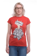 T-Shirt IGN Controller Women - red