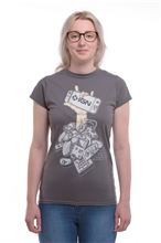 T-Shirt IGN Controller Women - gray