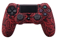 Silikonový obal na ovladač Květiny Červené (PS5)