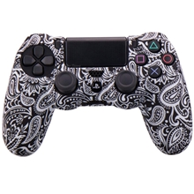 Silikonový obal na ovladač Květiny Bílé(PS4)