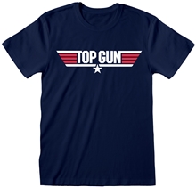 Pánské tričko Top Gun: Logo (M) navy bavlna