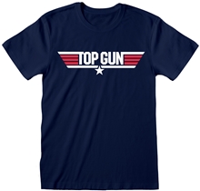 Pánské tričko Top Gun: Logo (L) navy bavlna