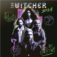Oficiální nástěnný kalendář 2024 s plakátem: The Witcher Zaklínač (30 x 30 60 cm)