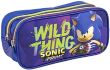 Dvojitý penál na tužky Sonic The Hedgehog: Divoká věc (23 x 8 x 10 cm)