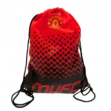 Drawstring backpack gym bag FC Manchester United: Fade (33 x 44 cm, capacity 14.5 L) red polyester