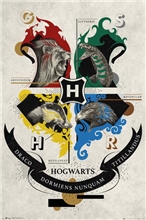 Poster Harry Potter: Animal Crest (61 x 91,5 cm)