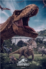 Plakát Jurassic World Jurský svět: T-Rex & Triceratopse (61 x 91,5 cm)