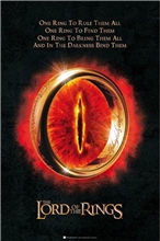 Plakát Lord Of The Rings Pán prstenů: Jeden prsten (61 x 91,5 cm)