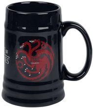 Keramický korbel Game of Thrones Hra o trůny: House Targaryen (objem 595 ml)