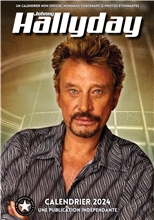 Nástěnný kalendář 2024: Johnny Hallyday (A3 29,7 x 42 cm)