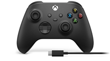 Wireless Xbox controller + USB-C cable (XSX/X1/PC)