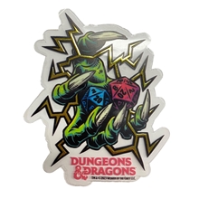 Dungeons and Dragons sticker set, 4 pcs