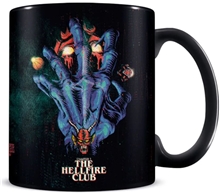 Keramický hrnek Netflix Stranger Things: Klub Hellfire (objem 315 ml) černý