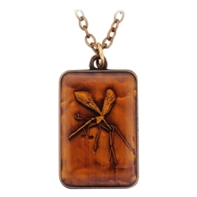 Jurassic Park Pendant - Mosquito in Amber