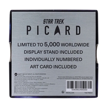 Collectible Star Trek medallion - Picard's family coat of arms
