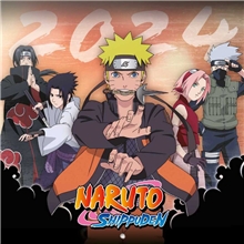 Oficiální nástěnný kalendář 2024 s plakátem Naruto (30 x 30 60 cm)