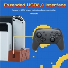 Red Brick Charging Dock with 8 Game Card Slots for Nintendo Switch (SWITCH)