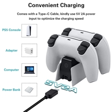 Honcam Tri-Protection Safety Dual Controller Charger - RGB Version (PS5)