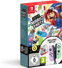 Super Mario Party (SWITCH) + Joy-Con Pastel Purple / Pastel Green (SWITCH)