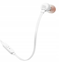 JBL Tune 160 Tune In-Ear Headphone with Pure Bass Sound - White