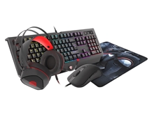 Gaming set 4-in-1 Genesis Cobalt 330 RGB CZ/SK, RGB backlighting (PC)