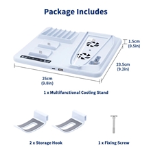 iPlay Multifunctional Cooling Stand for PS5 Slim - White (PS5)