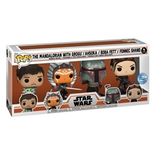 Funko Pop! Disney 4-Pack: Star Wars - The Mandalorian with Grogu
