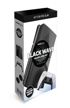 PS5 Slim Black Wave Faceplates Kit (PS5)