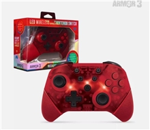 Armor3 NuCamp Wireless Controller for Nintendo Switch - Red LED (SWITCH)