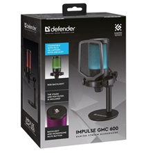 Live Streaming Microphone Defender Impulse GMC 600 RGB Streaming