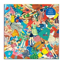 Galison Puzzle Paper Dolls Vintage 1000 pieces