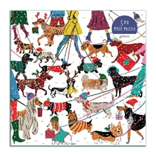Galison Puzzle Dogs in Winter 500 pieces