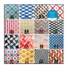 Galison Puzzle Mosaic Floors 500 pieces