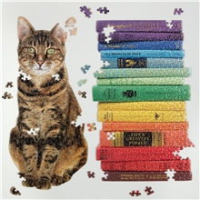 Galison Puzzle set of 2 pcs Queen of the Stacks 650 pieces
